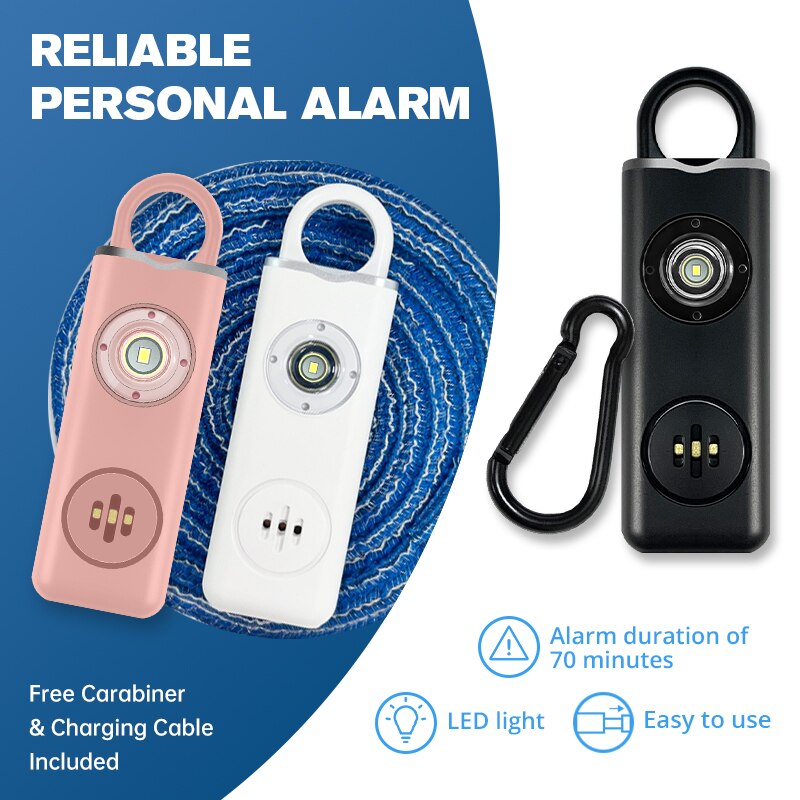 Personal Alarm Keychain - O kadınlar için orijinal kişisel güvenlik