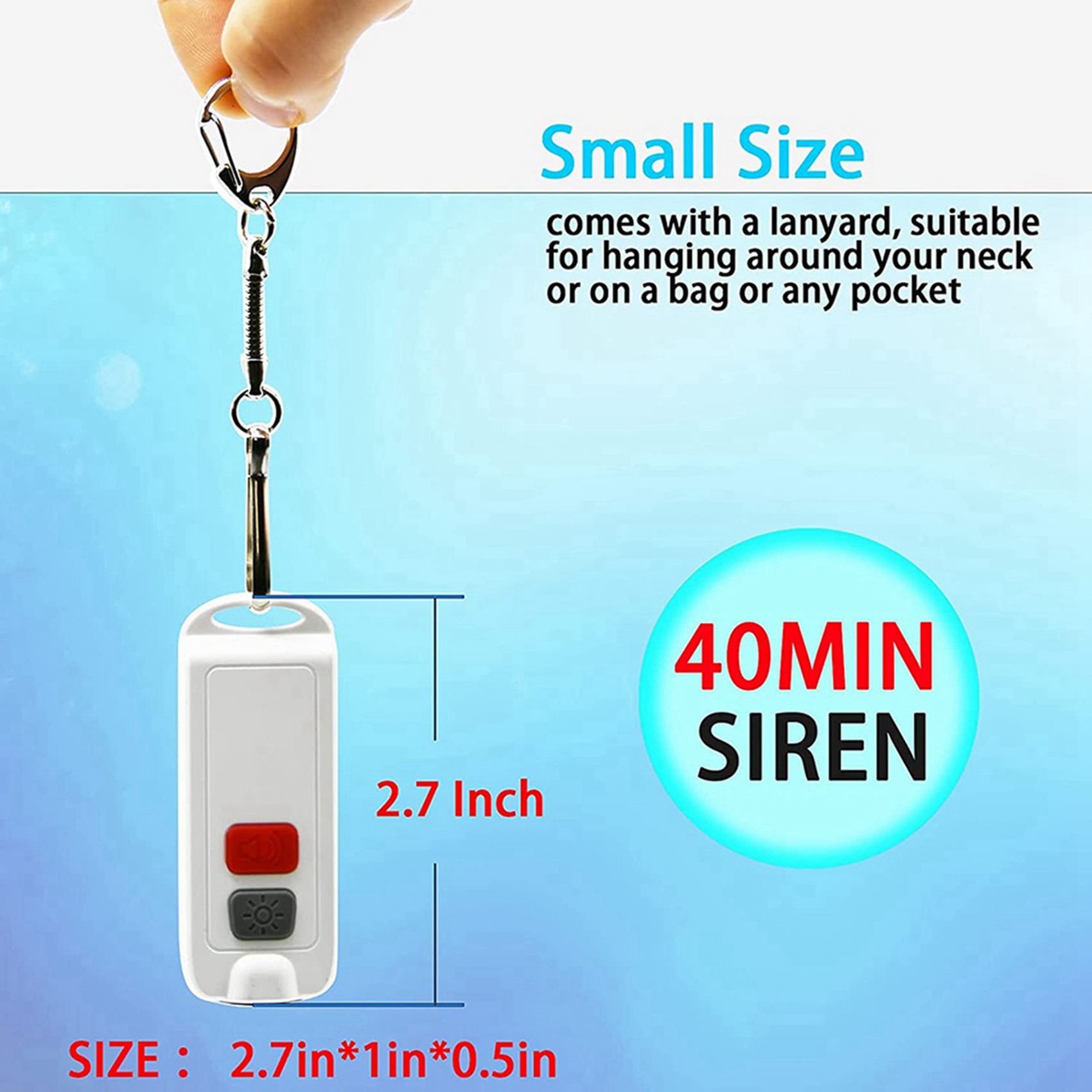 FULL-2X Kişisel Alarm, SOS LED - Personal Alarm Keychain incelemesi ve fiyatı