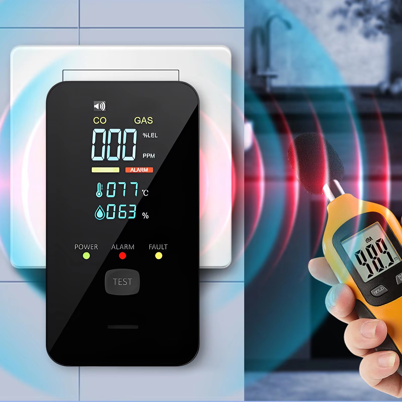 Doğal Gaz ve Karbonmonoksit De - Co Detector Plug incelemesi ve fiyatı