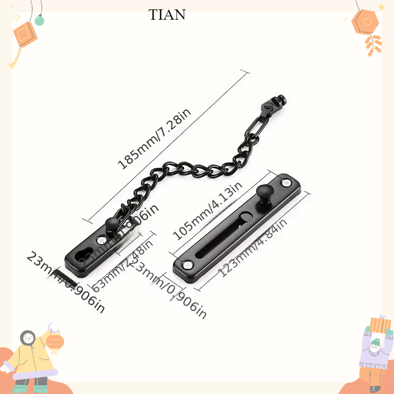 Paslanmaz Çelik Anahtarlar, Is - Security Chain Door incelemesi ve fiyatı